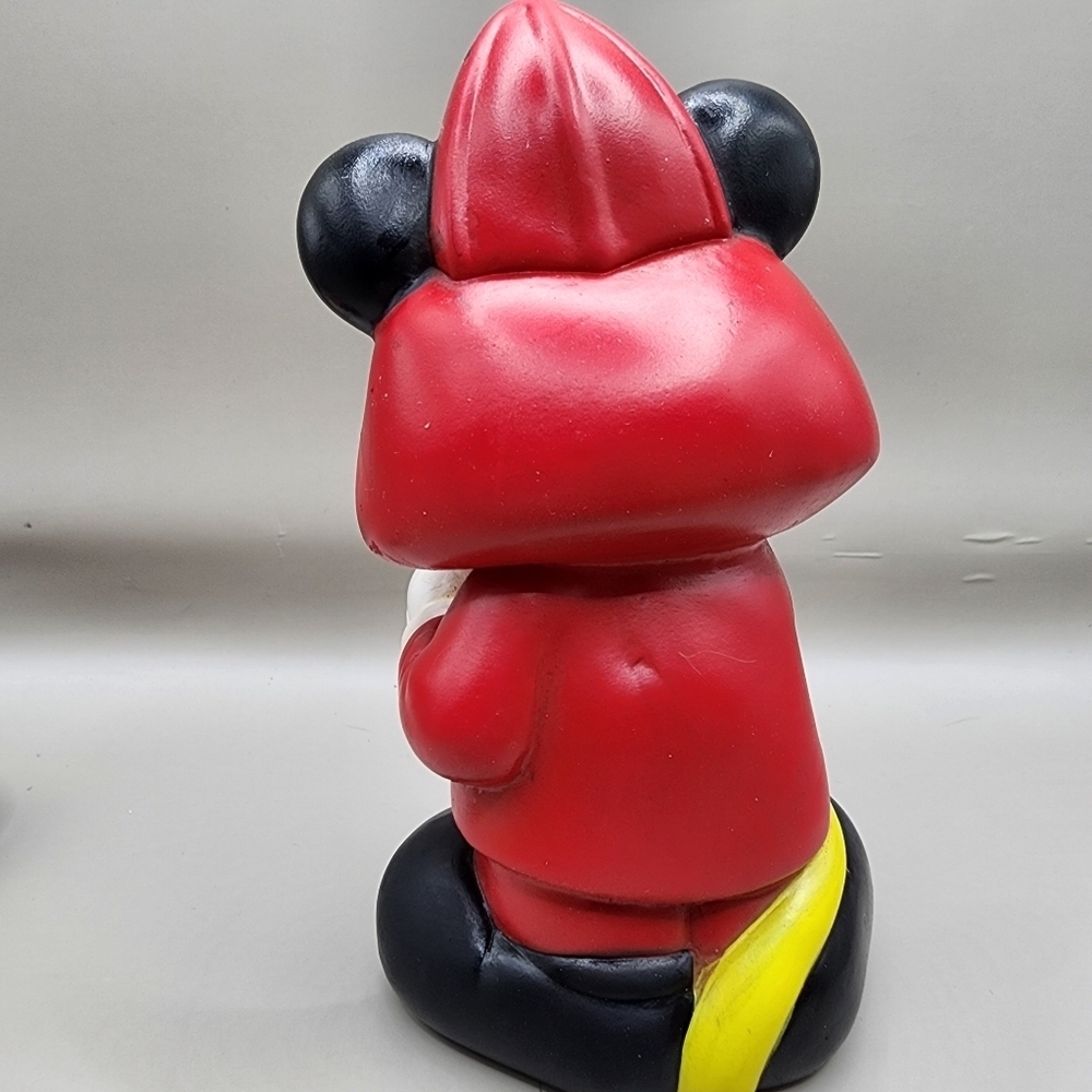 1984 Mickey Mouse 5.5" Arco Disney Fireman Water Squirter Bathtub Vintage - Picture 3 of 6